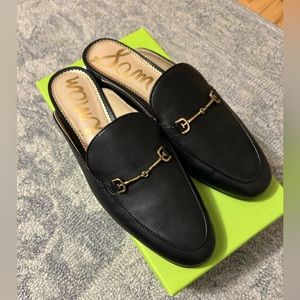 Sam Edelman Linnie black mules, 8.5